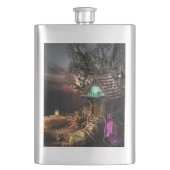 小妖精や小人ハウス フラスク (正面)