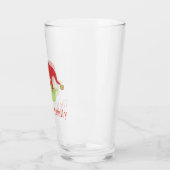 小妖精や小人ハット編集可能ガラス タンブラーグラス (左)