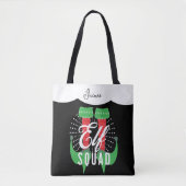 小妖精や小人ヒールズスクワッドクリスマスホリデー トートバッグ (正面)