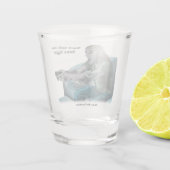 小妖精や小人ビデオゲーマーボスファイトファンタジーアートショットガラス ショットグラス (裏面)