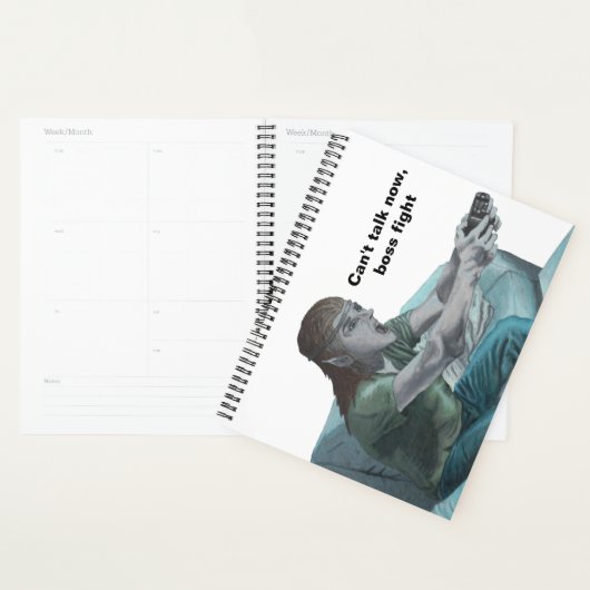 小妖精や小人ビデオゲーマーボスファイトプランナー プランナー手帳 (ディスプレー)