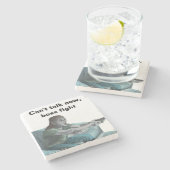 小妖精や小人ビデオゲーマー遊ズのビデオゲーム石コースター ストーンコースター (横)