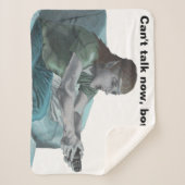 小妖精や小人ビデオゲームプレーヤーファンタジーアートシェルパブランケット シェルパブランケット (正面)