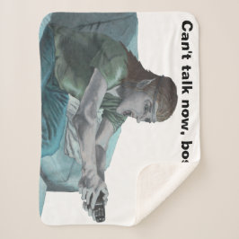 小妖精や小人ビデオゲームプレーヤーファンタジーアートシェルパブランケット シェルパブランケット