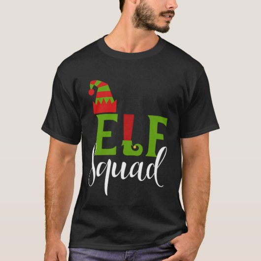 小妖精や小人ファミリークリスマスリトルシスター小妖精や小人セーターギル Tシャツ (正面)