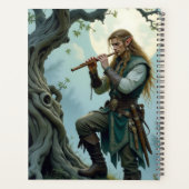 小妖精や小人フルート暦 プランナー手帳 (裏面)