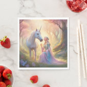 小妖精や小人プリンセス紙 スタンダードランチョンナプキン (インサイチュ)