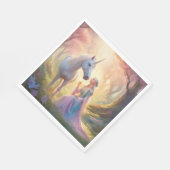 小妖精や小人プリンセス紙 スタンダードランチョンナプキン (角)