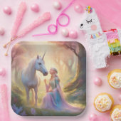 小妖精や小人プリンセス ペーパープレート (パーティー)