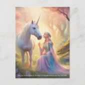 小妖精や小人プリンセス ポストカード (正面)