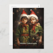 小妖精や小人ベスティフレンズ シーズンポストカード (正面/裏面)