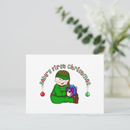 小妖精や小人ベビー – アジアTシャツとギフト ポストカード (スタンド正面)