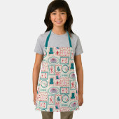 小妖精や小人ホリデーアイコンパターン エプロン (インサイチュ)