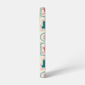 小妖精や小人ホリデーアイコンパターン SAMSUNG GALAXYケース (左側面)