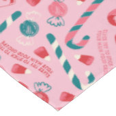 小妖精や小人ホリデーキャンディパターン テーブルクロス (アングル)