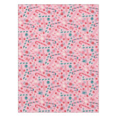 小妖精や小人ホリデーキャンディパターン テーブルクロス (正面)