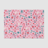 小妖精や小人ホリデーキャンディパターン 薄葉紙 (正面)