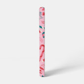 小妖精や小人ホリデーキャンディパターン SAMSUNG GALAXYケース (左側面)