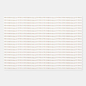 小妖精や小人ホリーすてきクリスマスドットストライプ数 ラッピングペーパーシート (正面2)