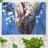 小妖精や小人マドンナ キッチンタオル (折り畳み)