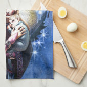 小妖精や小人マドンナ キッチンタオル (四つ折り)