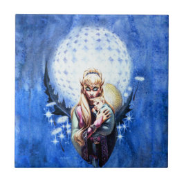 小妖精や小人マドンナ タイル