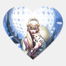 小妖精や小人マドンナ ハートシール