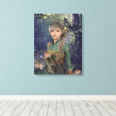 小妖精や小人メイドインザウッズ キャンバスプリント (インサイチュ (ウッドフロア))