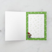 小妖精や小人メリークリスマスカード シーズンカード (内部)