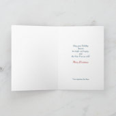 小妖精や小人ライトズ雪だるまズウェイヴィンテージクリスマスカード シーズンカード (内部)