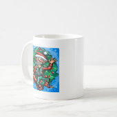 小妖精や小人リース コーヒーマグカップ (正面左)