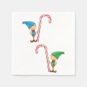 小妖精や小人付きキャンディ紙ナプキンズ スタンダードカクテルナプキン (正面)