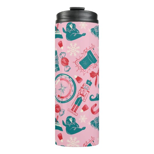 小妖精や小人休日の枠アイコンのパターン タンブラー (正面)