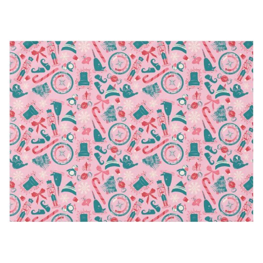 小妖精や小人休日の枠アイコンのパターン テーブルクロス (正面(横))