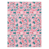 小妖精や小人休日の枠アイコンのパターン テーブルクロス (正面)