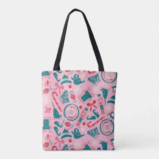 小妖精や小人休日の枠アイコンのパターン トートバッグ (裏面)