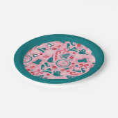 小妖精や小人休日の枠アイコンのパターン ペーパープレート (アングル)