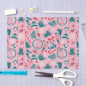 小妖精や小人休日の枠アイコンのパターン 薄葉紙 (クラフト)