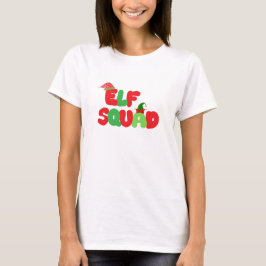 小妖精や小人分隊クリスマスシャツ Tシャツ
