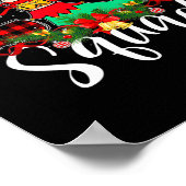 小妖精や小人分隊クリスマスファミリーグループマッチングサンタxm ポスター (角)