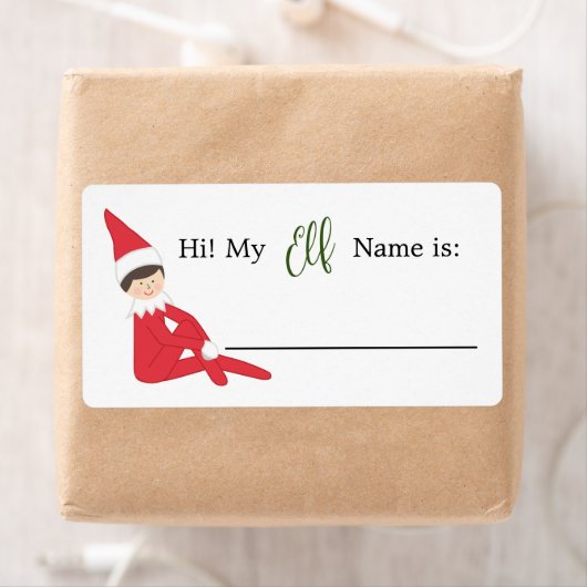 小妖精や小人名の書き込み可能な名前タグ ラベル (インサイチュ)