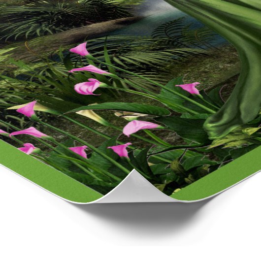 小妖精や小人女王 ポスター (角)