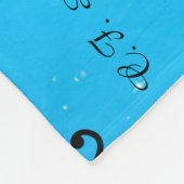 小妖精や小人妖精とユニコーンファンタジー フリースブランケット (角)