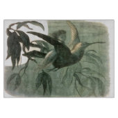 小妖精や小人妖精小人ムーンナイトシーン飛んでいるバード カッティングボード (正面)