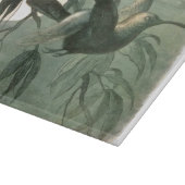 小妖精や小人妖精小人ムーンナイトシーン飛んでいるバード カッティングボード (角)