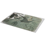 小妖精や小人妖精小人ムーンナイトシーン飛んでいるバード カッティングボード (角)