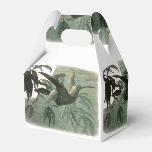 小妖精や小人妖精小人ムーンナイトシーン飛んでいるバード フェイバーボックス (正面サイド)