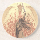 小妖精や小人対ドラゴン コースター (正面)