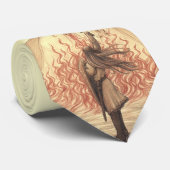 小妖精や小人対ドラゴン ネクタイ (ロール)