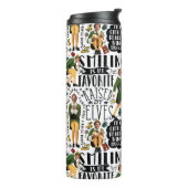 小妖精や小人引用文パターン タンブラー (回転左)